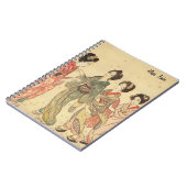 Aangepaste  esthetische JapanseKimono Art Notitieboek (Linkerzijde)