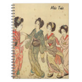 Aangepaste  esthetische JapanseKimono Art Notitieboek (Voorkant)