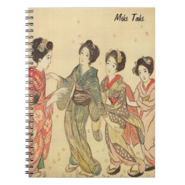 Aangepaste  esthetische JapanseKimono Art Notitieboek