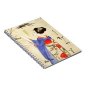 Aangepaste esthetische JapanseKimono Art Notitieboek (Rechterzijde)