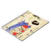 Aangepaste esthetische JapanseKimono Art Notitieboek (Linkerzijde)