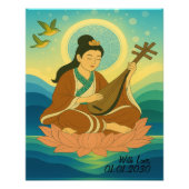 Aangepaste esthetische moderne Japan Lucky Goddess Foto Afdruk (Voorkant)