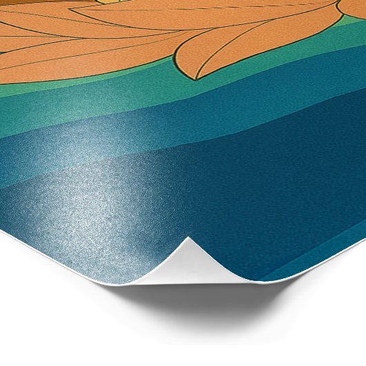 Aangepaste esthetische moderne Japan Lucky Goddess Foto Afdruk (Hoek)