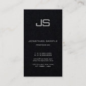 Aangepaste esthetische monogram Sjabloon Moderne Visitekaartje (Achterkant)