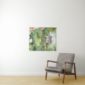 Aangepaste esthetische Waterverf Irish Village Cot Wandkleed (In Situ (horizontaal))