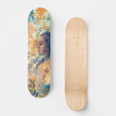 Aangepaste etherische herfstbladeren Skateboard De (Voorkant)