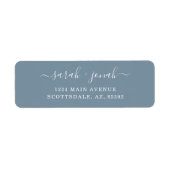 Aangepaste etiketten met huwelijksretouradressen (Voorkant)