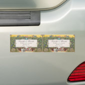 Aangepaste etiketten van wijnflessen Bumpergrootte Bumpersticker (Op auto)
