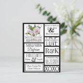 Aangepaste etiketten voor raceweddenschappen briefkaart (Staand voorkant)