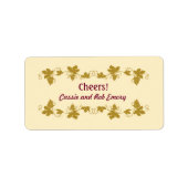 Aangepaste etiketten voor wijndruiven (Voorkant)