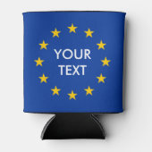 Aangepaste EU vlag koelboxxen Blikjeskoeler (Voorkant)