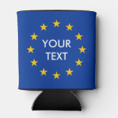 Aangepaste EU vlag koelboxxen Blikjeskoeler (Achterkant)