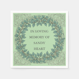 Aangepaste Eucalyptus begrafenis - Elegant monumen Servet