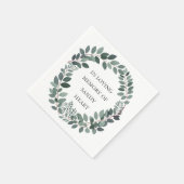 Aangepaste Eucalyptus begrafenis - Elegant monumen Servet (Hoek)