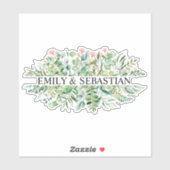 Aangepaste Eucalyptus Leafs-Sticker Sticker (Vel)