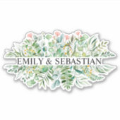 Aangepaste Eucalyptus Leafs-Sticker Sticker (Voorkant)