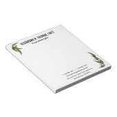 Aangepaste Eucalyptus Psychotherapeut Notitieblok (Schuin)