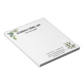 Aangepaste Eucalyptus therapeut-professioneel Notitieblok (Schuin)