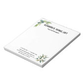 Aangepaste Eucalyptus therapeut-professioneel Notitieblok (Linkerzijde)