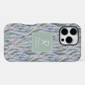 Aangepaste Eucalyptusbladeren iPhone Hoesje (Achterkant horizontaal)