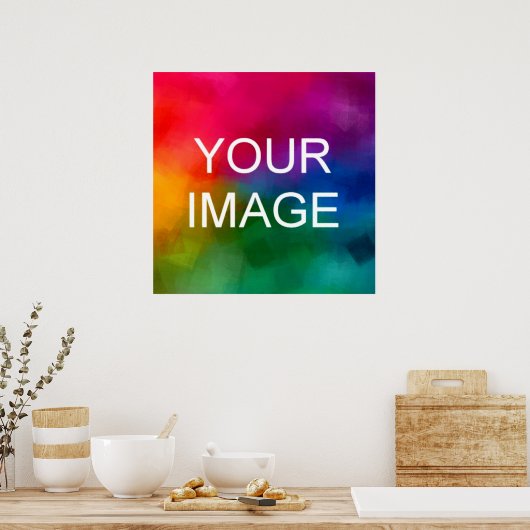 Aangepaste evenement trouwfeest familiefeest foto  poster (Keuken)