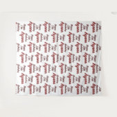 Aangepaste evenementenfeest achtergrond Step and R Wandkleed (Voorkant (horizontaal))