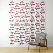 Aangepaste evenementenfeest achtergrond Step and R Wandkleed (In situ)