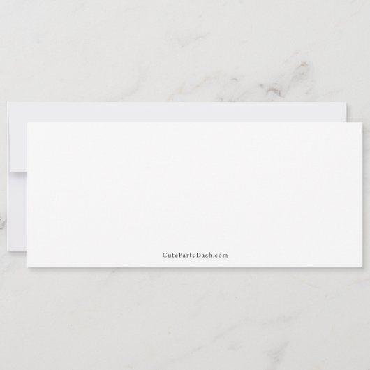 Aangepaste evenemententicket, Concert Fake Ticket, Kaart (Achterkant)