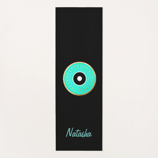 Aangepaste Evil Eye Yoga Mat (Voorkant)