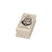 Aangepaste Ex Libris, bibliotheekboek van Forest W Rubberstempel (Stempel)