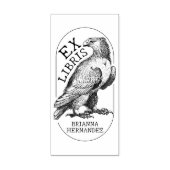 Aangepaste Ex Libris  Eagle, Boek Rubberstempel (Afrduk)
