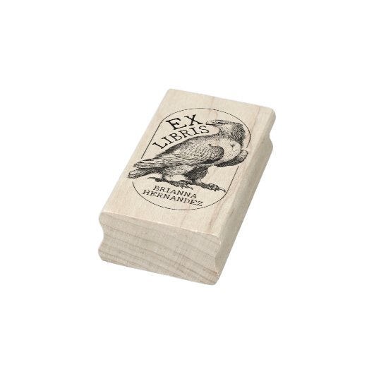 Aangepaste Ex Libris Eagle, Boek Rubberstempel (Stempel)