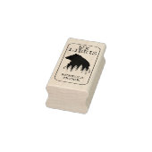 Aangepaste Ex Libris, Forest Beer Library Boek Rubberstempel (Stempel)