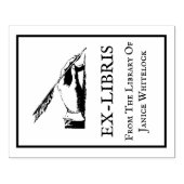 Aangepaste Ex-Libris Houden Stamp Rubberstempel (Afrduk)