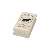 Aangepaste ex libris | Magische Maan Sterren & Kat Rubberstempel (Stempel)