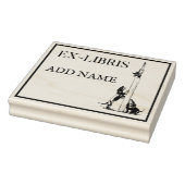 Aangepaste Ex-Libris Maple Wood Stamp Rubberstempel (Stempel)