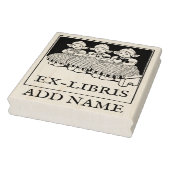 Aangepaste Ex-Libris Maple Wood Stamp Rubberstempel (Stempel)