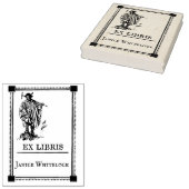 Aangepaste Ex Libris Wooden Stamp Rubberstempel (Gestempeld)