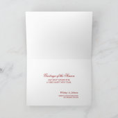 Aangepaste Executive Holiday Greeting-kaarten Feestdagen Kaart (Binnen)