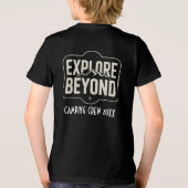 Aangepaste Explore Beyond Camping Crew 2026 Tri-Blend Shirt (Achterkant)