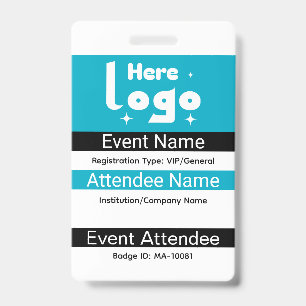 Aangepaste Expo ID-badge met QR-code Badge