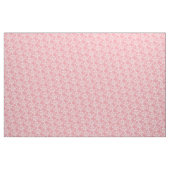 Aangepaste fabric-roze en witte Floral Stof (Fat Quarter)