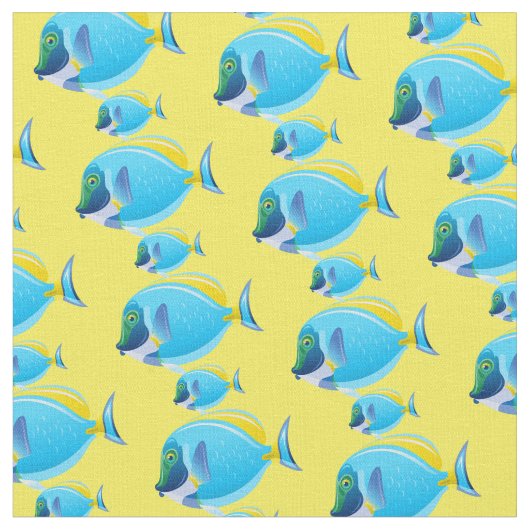 Aangepaste fabric-tropische vis stof (Close Up)