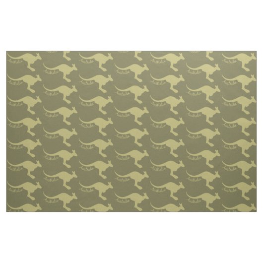 Aangepaste fabriekskangaroo kleurstof stof (Fat Quarter)
