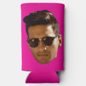 Aangepaste Face Cutout Bachelorette Verjaardag Seltzer Blikjeskoeler (Achterkant)