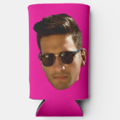 Aangepaste Face Cutout Bachelorette Verjaardag Seltzer Blikjeskoeler (Voorkant)