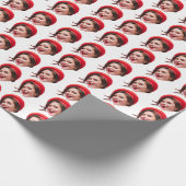 Aangepaste Face Gift Wrap Gepersonaliseerde Verpak Cadeaupapier (Hoek)