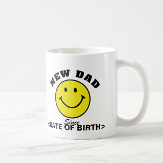Aangepaste Face New Dad Coffee Mok