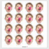 Aangepaste Face Stickers | Gepersonaliseerde foto (Vel)