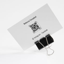 Aangepaste Facebook Business Qr Code Instagram Rubberstempel